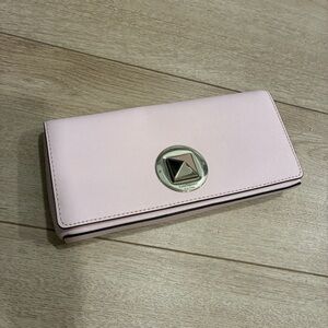 Kate Spade Keira Newbury Lane Ballet Slipper Pink Leather Clutch